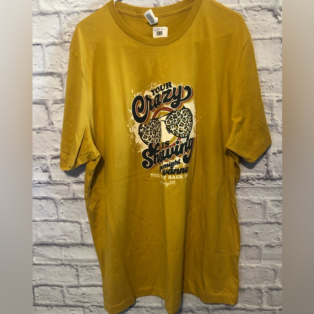Brand new “Crazy”tee